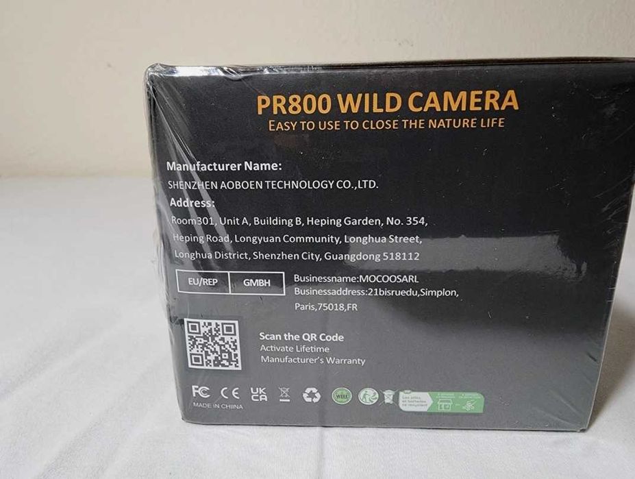 Cameră de urmărire HAZA, 58MP,cu 2.7K HD, cameră de vânătoare cu vedere nocturnă activată prin mișcare, impermeabilă IP66