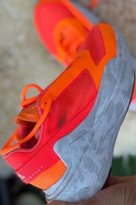 Adidas Stella McCartney уникални оригинални дамски сникърси цвят корал