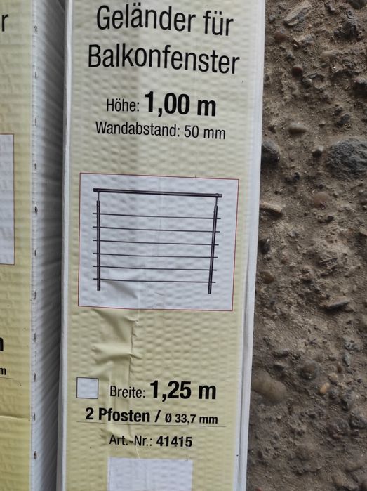 Mâna curentă inox - bare masiv _ Germania