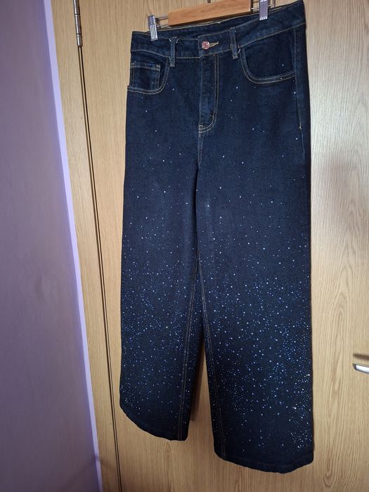 Дамски чисто нови  дънки камъни