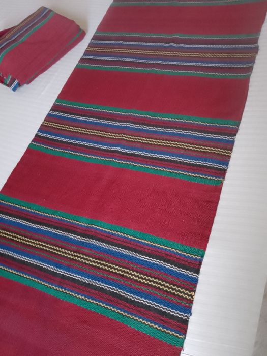 Памучна битова покривка 3 бр 195 / 58 см