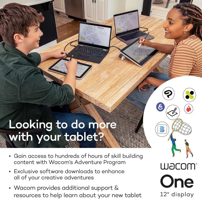 Новая цена! Графический планшет с экраном Wacom one display 12