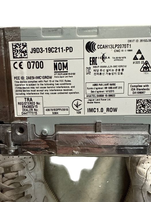 Cd/Dvd Harti Navigatie Land Rover Range Rover Velar L560 2017 - > J9D3