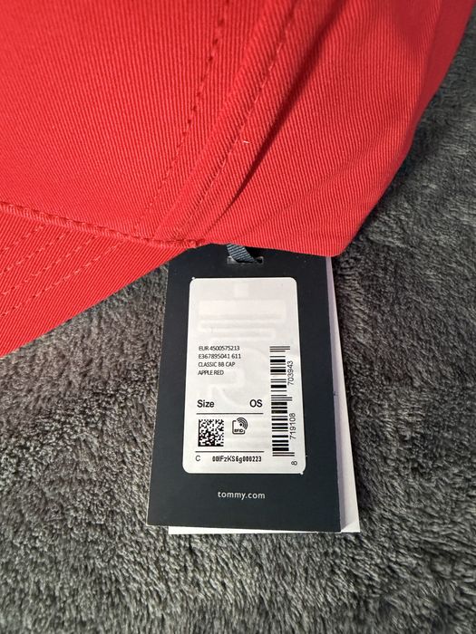 Tommy Hilfiger flag cap sapca unisex culoare rosu marime OS noua