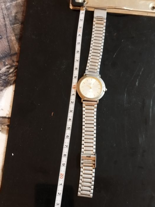 Винтидж Кварцов Часовник (Работещ) – Метална Разтегателна Верижка