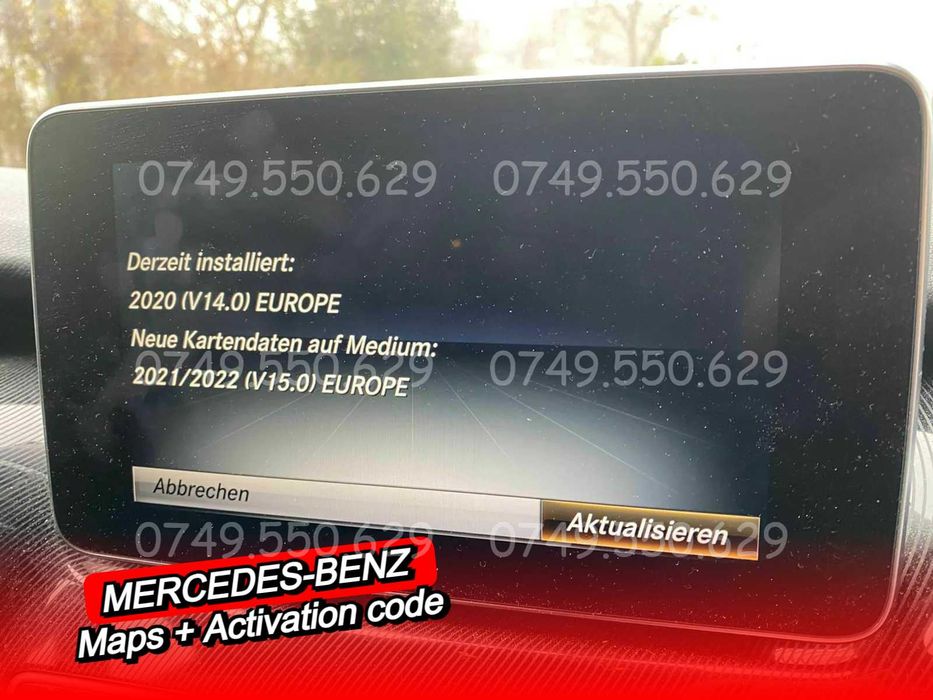 USB Actualizare Harti Navigatie Mercedes NTG 5S2 C W205 GLC W253 W447