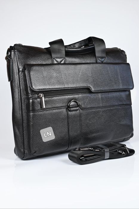 Мъжка бизнес чанта от естествена кожа