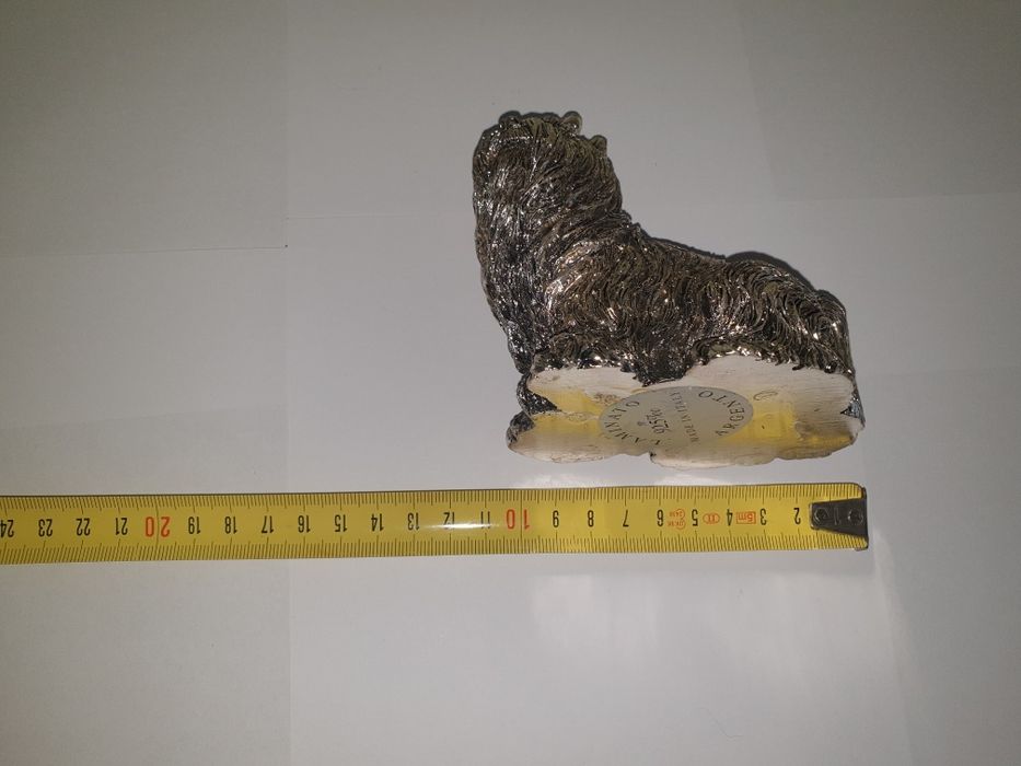 Statueta bibelou catel funda argint laminat Italia