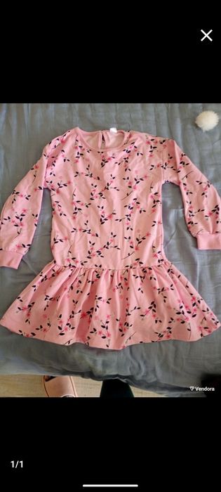 Кокетна ватирана  туника за момиченце