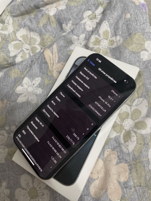16про 256гб Е сим в идеале