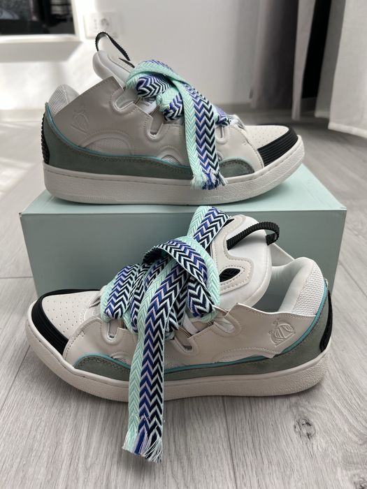 Lanvin Curb White/ Blue 42
