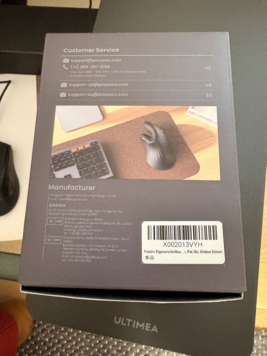 Mouse ergonomic vertical  model EM11 NL