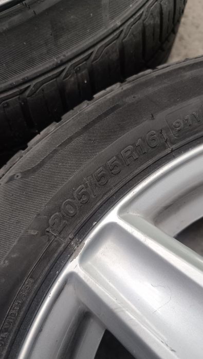 • Продавам джанти 16ки 5х112 66.6 / 57.1 в ДОБРО състояние с гумите