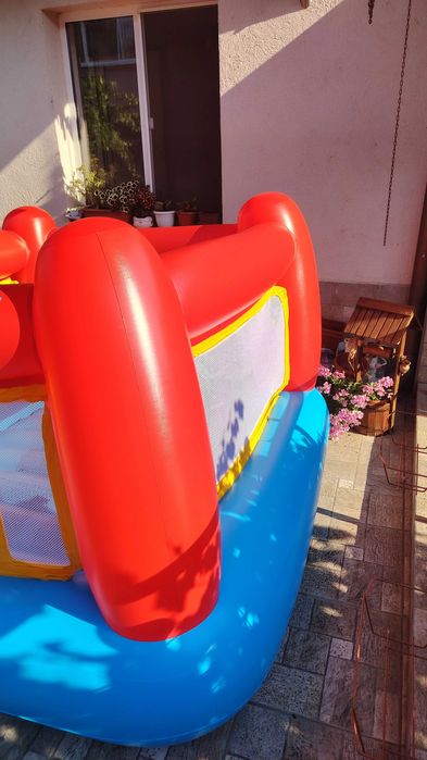 Надуваем батут за скачане