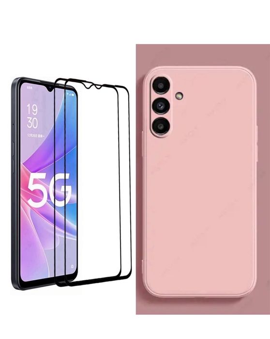 Samsung A22/A23/A24/A15/A05/A26 Husa Silicon X LEVEL + Folie Sticla 3D