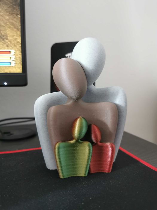 Statuete cuplu, familie - printate 3D