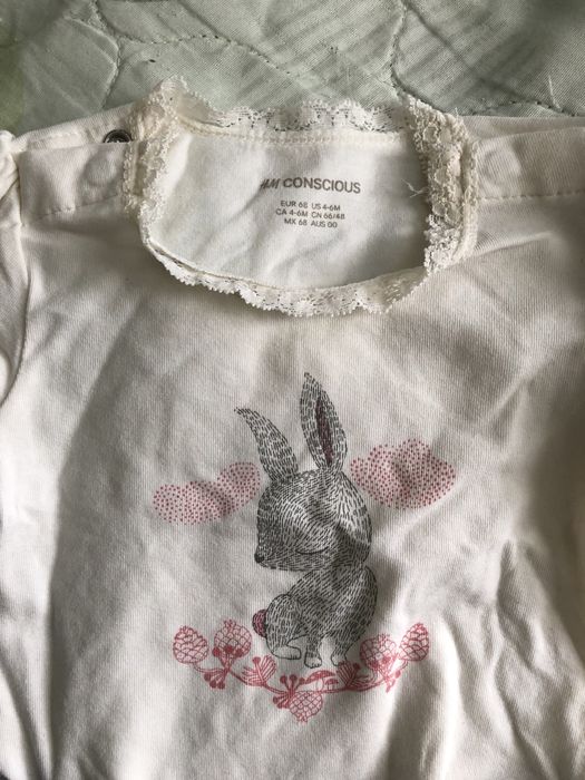 Боди и панталонки на H&M 3-6 месеца