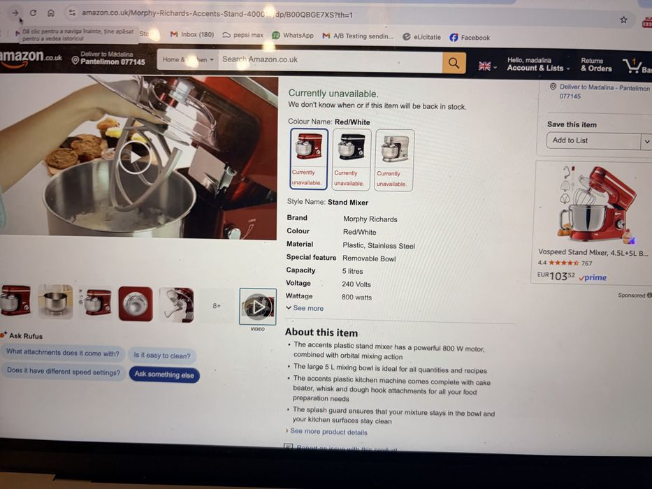 Mixer Morphy Richards