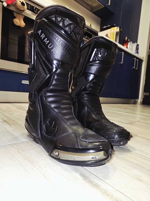 Ghete Moto armure renzo V2 black