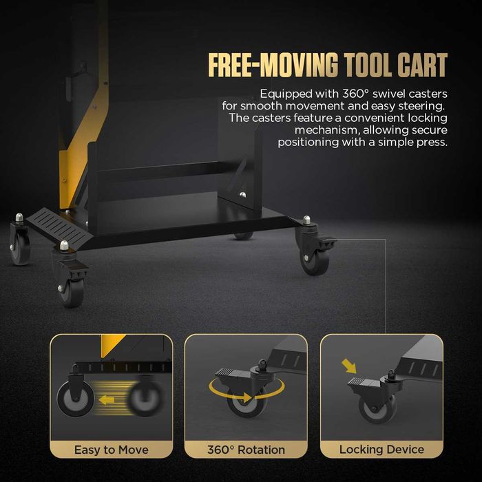 Професионална количка за инструменти за автосервиз, AUTOOL T23