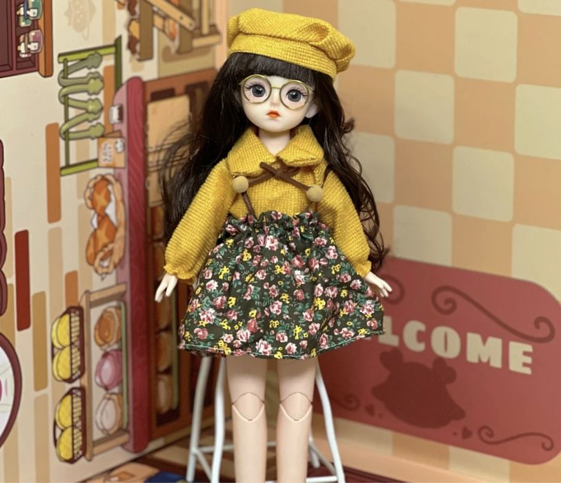 Кукла на подарок,стильная кукла