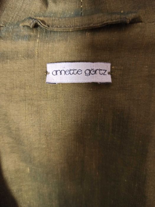 Jacheta Annete Gortz khaki din in marimea 40