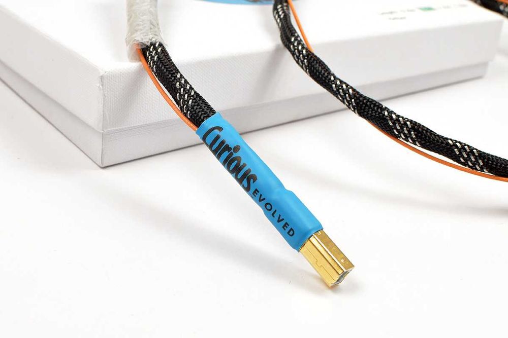 Curious Evolved USB A-B 1 m – cablu USB audio High-End – stare impecabilă