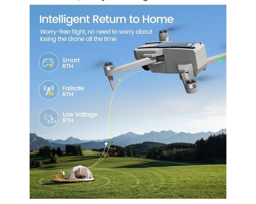 Dronă Holy Stone HS440G 4K GPS 23 min zbor