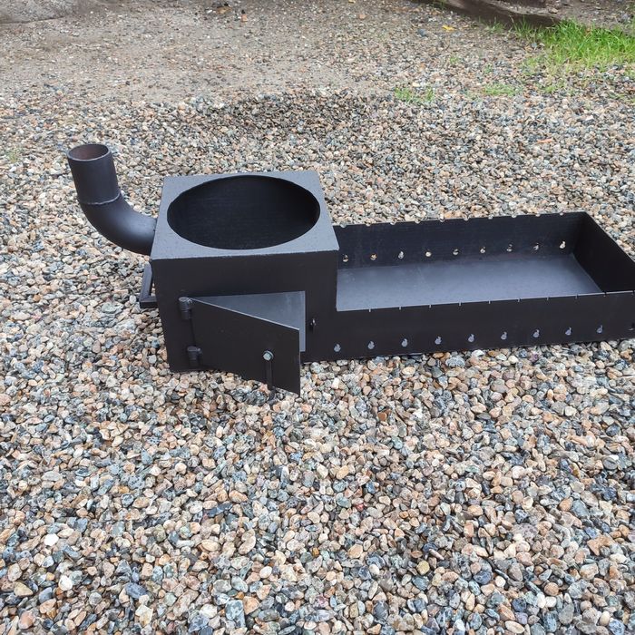 Мангал - печь пол казан 2в1