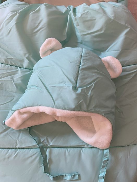 Конверт зимний с шапочкой