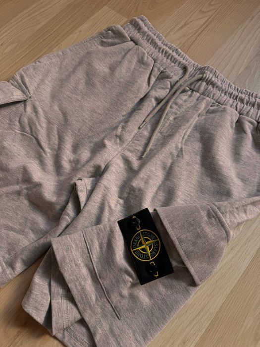 ПРОМОЦИЯ Мъжки Черни Гъщи Къси Панталони Сиви Панталони Stone Island Стоун Исънд