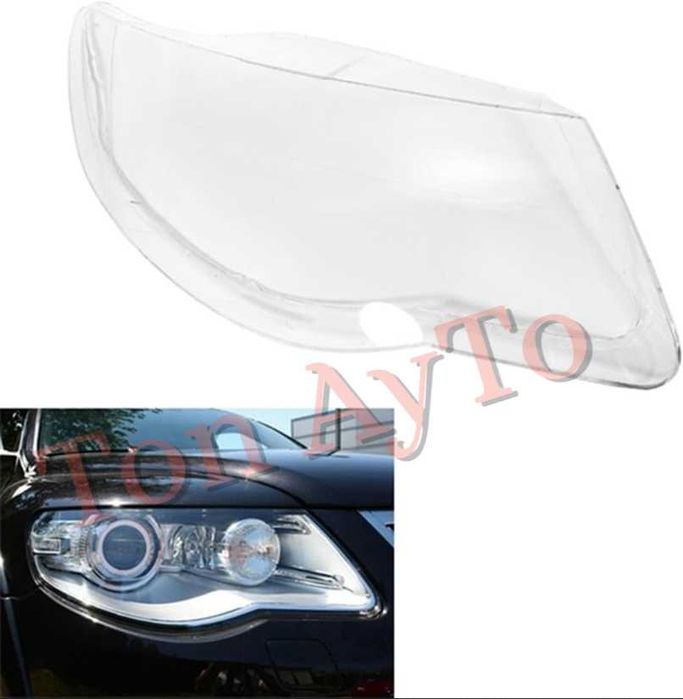 Капаци Фарове Туарег Фолксваген VW Touareg 2007 - 2010 Стъкла Фарове Капаци Комплект