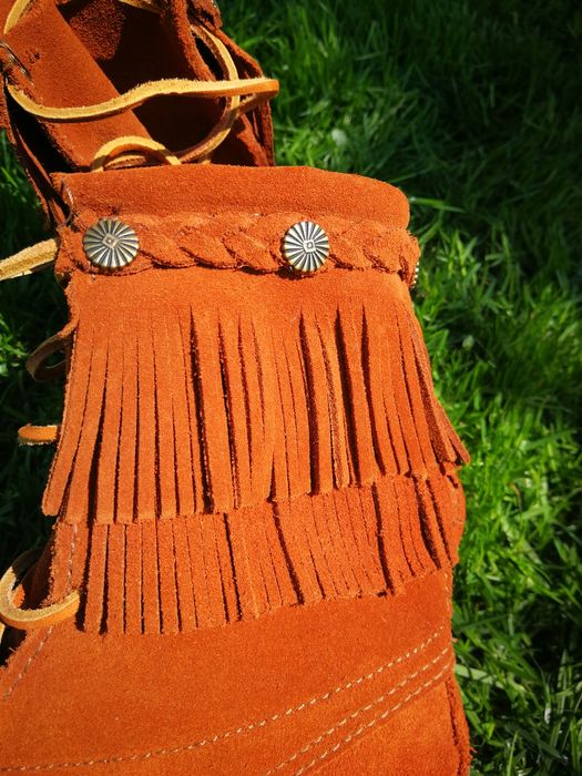 Mocasini ghetute piele intoarsa Size 6=37