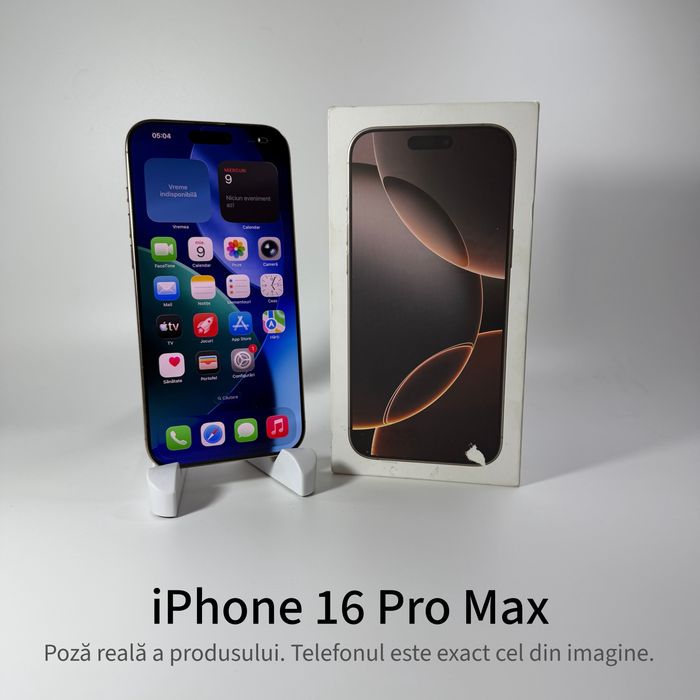 ispotmobile.ro  iPhone 16 Pro Max 256GB Desert ! Garantie 2 ani + cadou