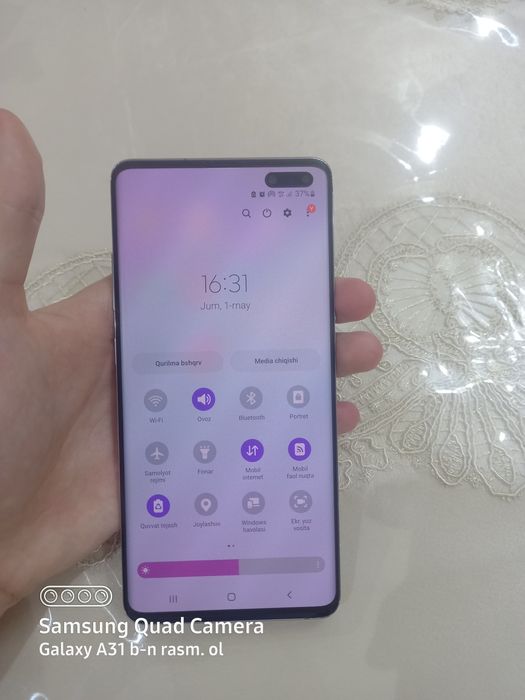 Samsung s10 + 5g karobka yoq!!