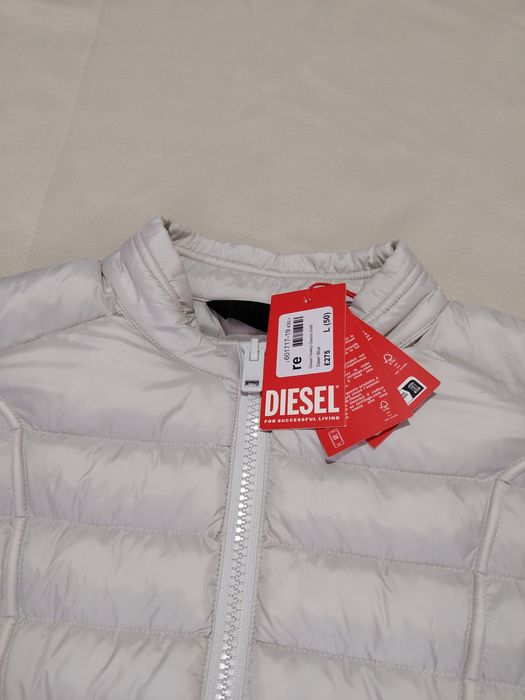 Geaca alba Diesel noua cu eticheta