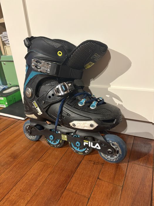 Role Fila NRK Junior Black/Lime F20 marime 36-39