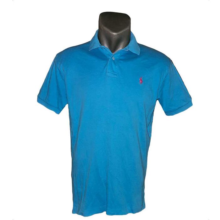 Polo Ralph Lauren Мъжка Тениска С Яка Риза Ежедневна Спорт Раз.M