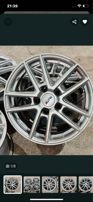 Джанти  16 цола 5х112 66.6 /със втулки 57.1