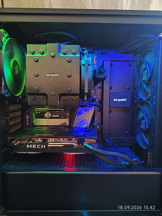 Геймърски i9 9900K, RX 6600 8GB, RAM 16GB DDR4 3600,  SSD 512GB NVME, HDD 1TB