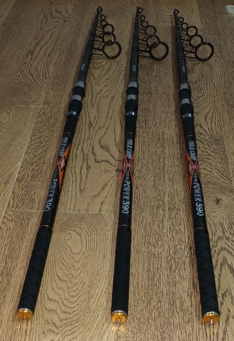 SET 3 Lansete Telescopice FL TELE CARP POWER 3.90m PRO FL 160 - 360G