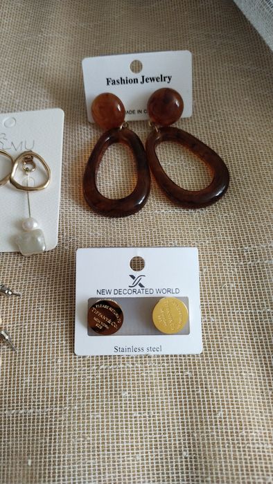 Серьги бижутерия