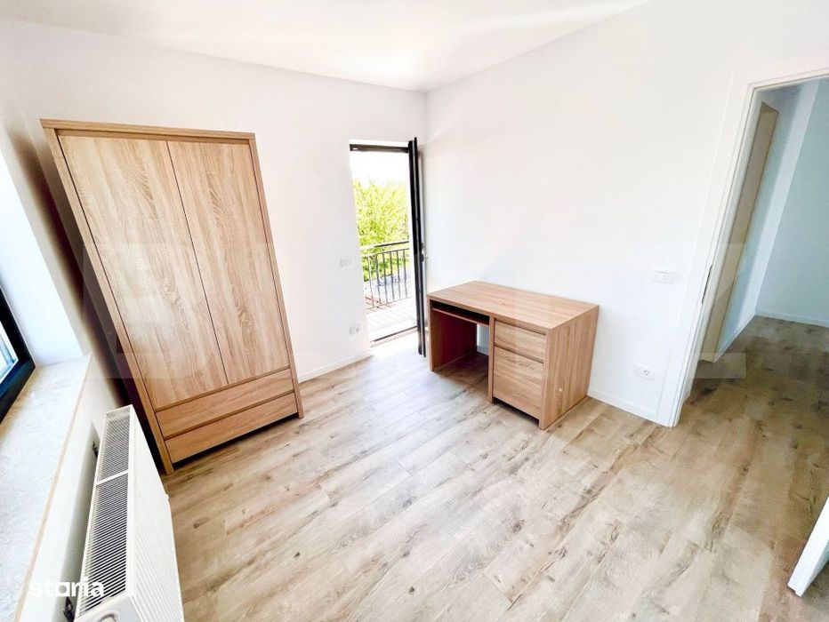 Casa moderna, tip duplex, de inchiriat, 88 mp + 200 mp teren, zona Lis