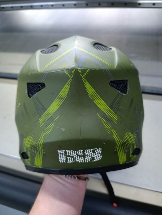 Casca ixs vector verde full face