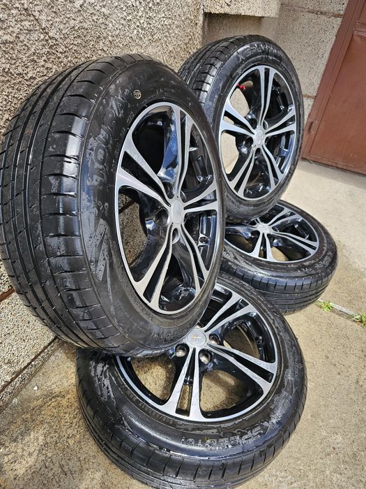 Джанти 5x114.3 с гуми 215/55/17 NISSAN  MITSUBISHI  RENAULT MAZDA HONDA  ...