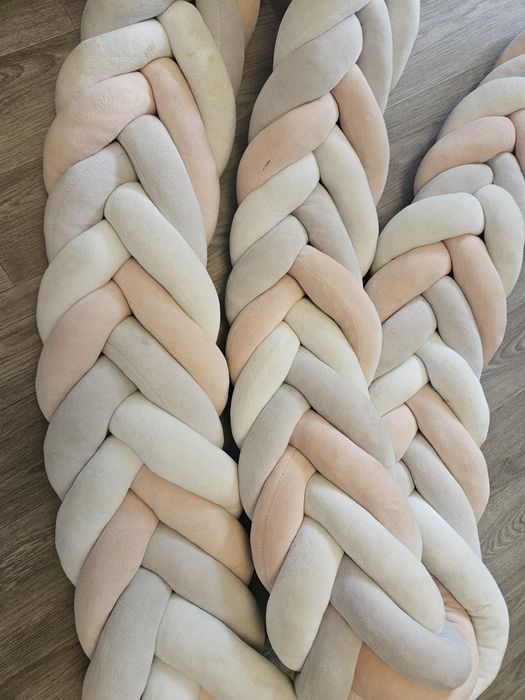 Бортик в манеж из трех плетений