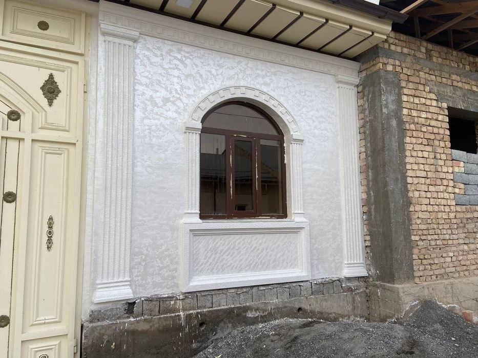 Travertin fasad qilamiz