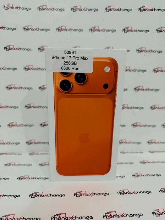 iPhone 17 Pro Max Orange Neverlocked 256GB Sigilat 50991
