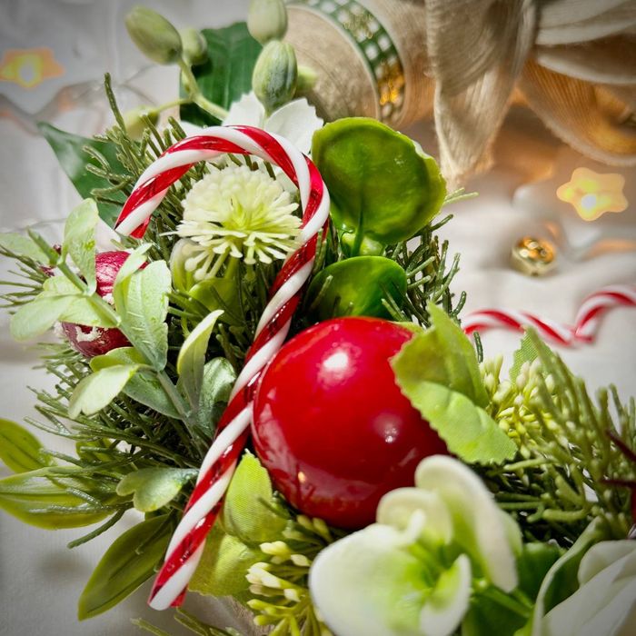 Новогодний декор, венок ручной работы