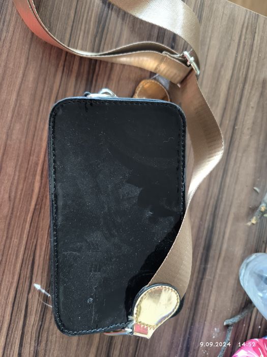 Чанта малка златна